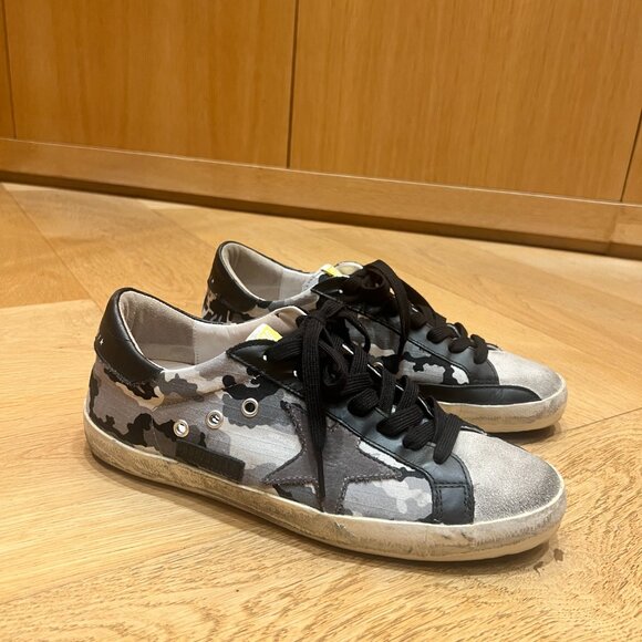 GOLDEN GOOSE - Superstar cloth low trainers - Picture 2 of 15
